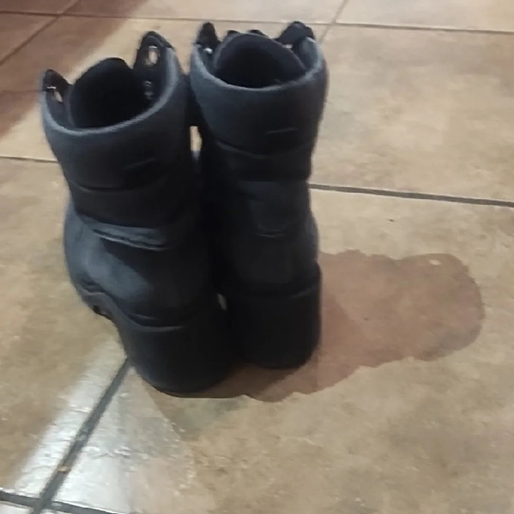 Dr. Martens Black Combat Boots - Picture 4 of 5